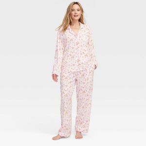 Pink Sea Life Long Sleeves and Pants Pajama Set- Roller Rabbit x Target XS